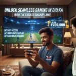Dhaka player accessing Crickex via a secure backup link for big wins